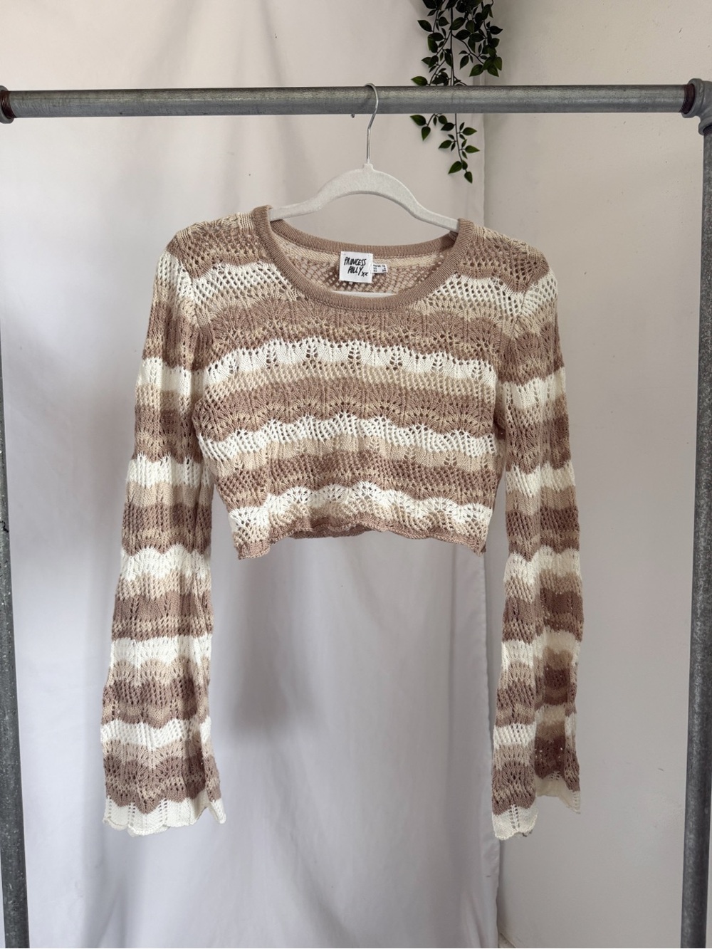 Princess Polly crochet longsleeve